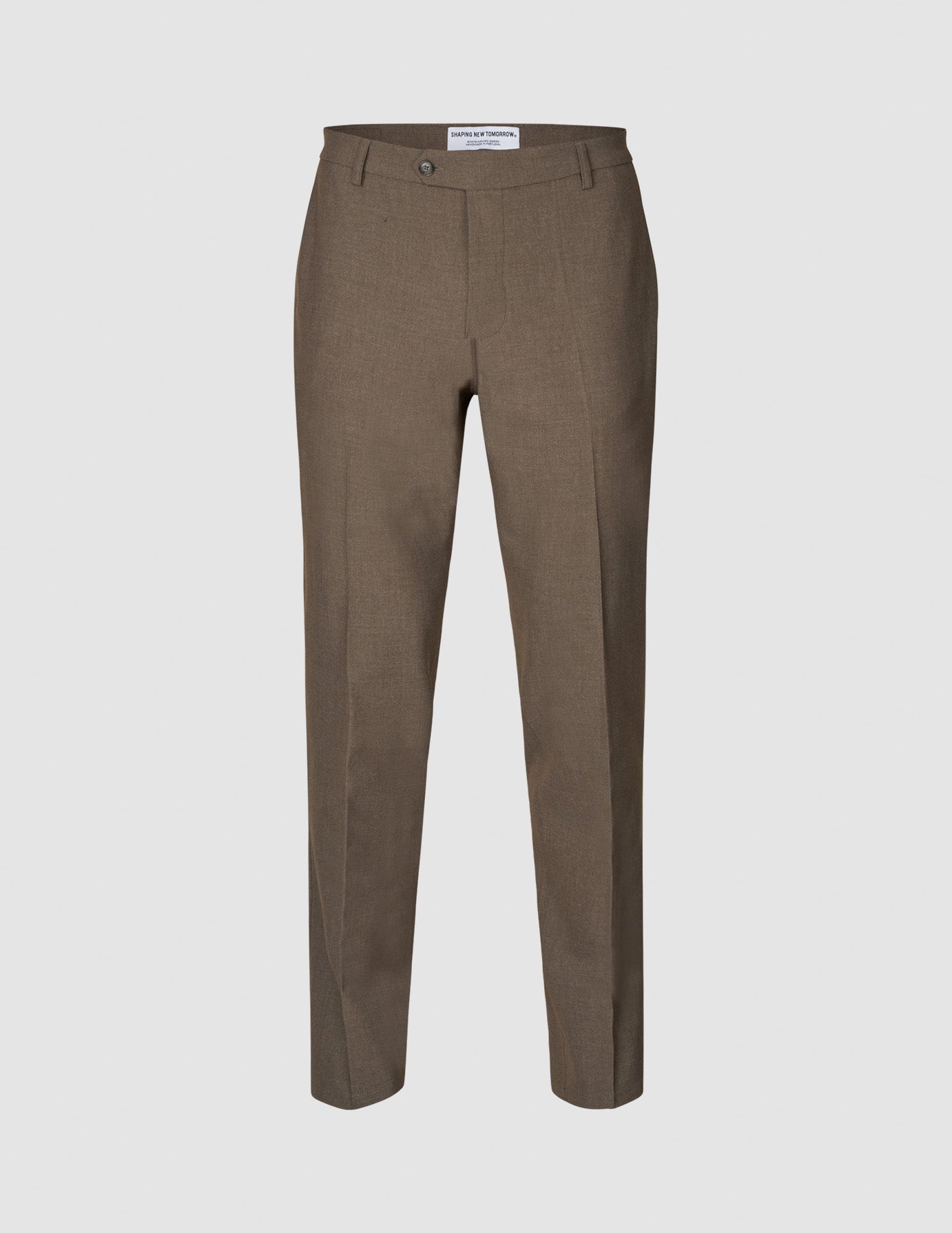 Essential Suit Saddle Brown Melange